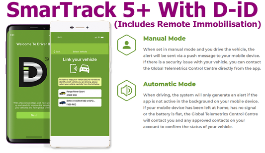 SmarTrack 5+ with D-iD™ (Including Remote Immobilisation)