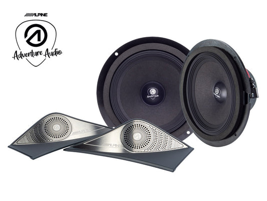 Alpine SPC-106S907-2 - 6.5" Custom Fit Component Speakers for Mercedes Benz Sprinter