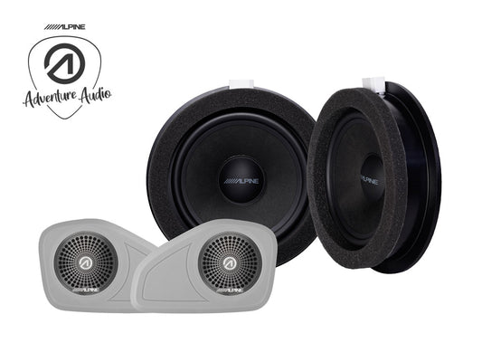 Alpine SPC-106TRA7 - FORD Transit Custom Replacement 6.5" Custom Fit Speakers 180W