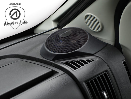 Alpine SPC-R100-DU - Radial On-Dash Speakers for Fiat Ducato 3, Citroën Jumper II & Peugeot Boxer II