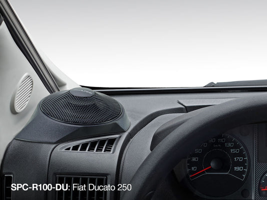 Alpine SPC-R100-DU - Radial On-Dash Speakers for Fiat Ducato 3, Citroën Jumper II & Peugeot Boxer II