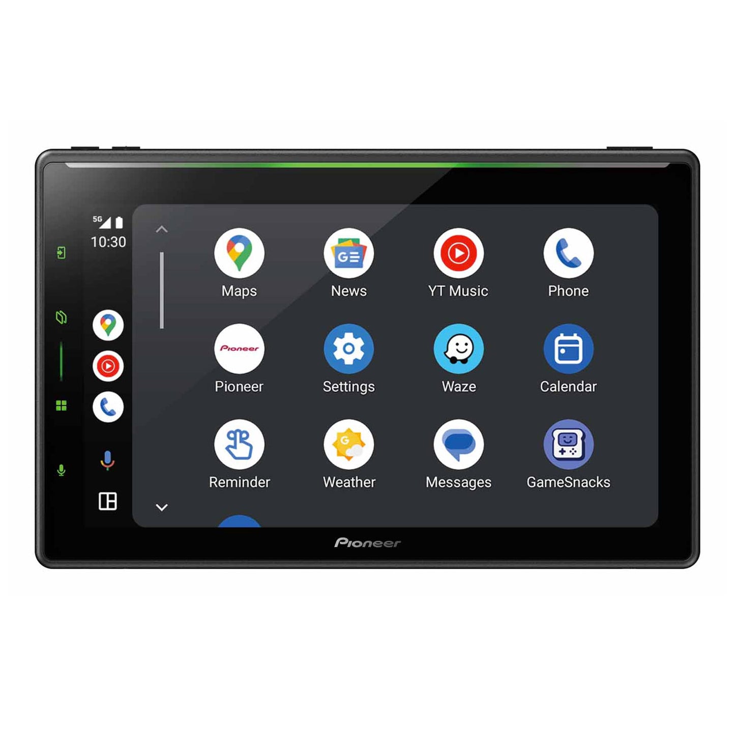 Pioneer SPH-EVO107DAB-1D 10" Floating Touchscreen Wireless CarPlay Android Auto Bluetooth DAB+ Single DIN Chassis