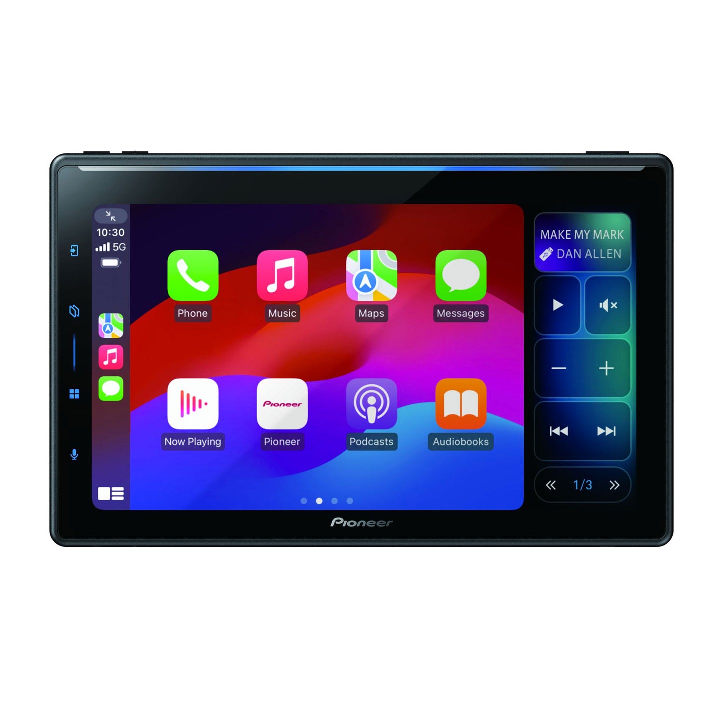 Pioneer SPH-EVO107DAB-1D 10" Floating Touchscreen Wireless CarPlay Android Auto Bluetooth DAB+ Single DIN Chassis
