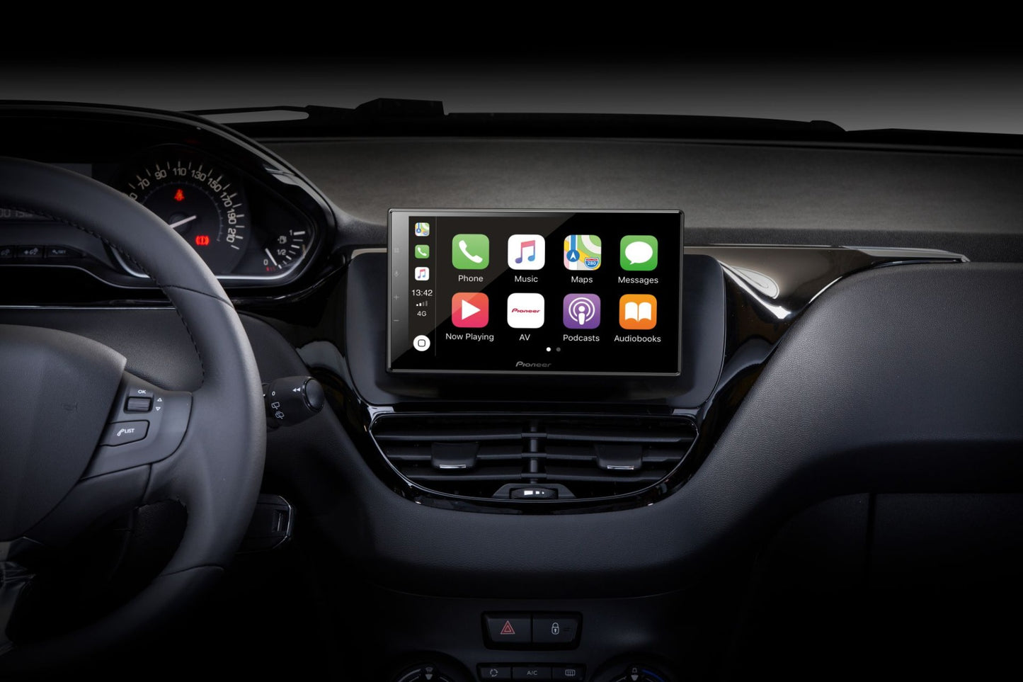 Pioneer SPH-EVO64DAB-208 - 6.8" Double DIN Carplay, Android Auto Stereo For Peugeot 208/2008