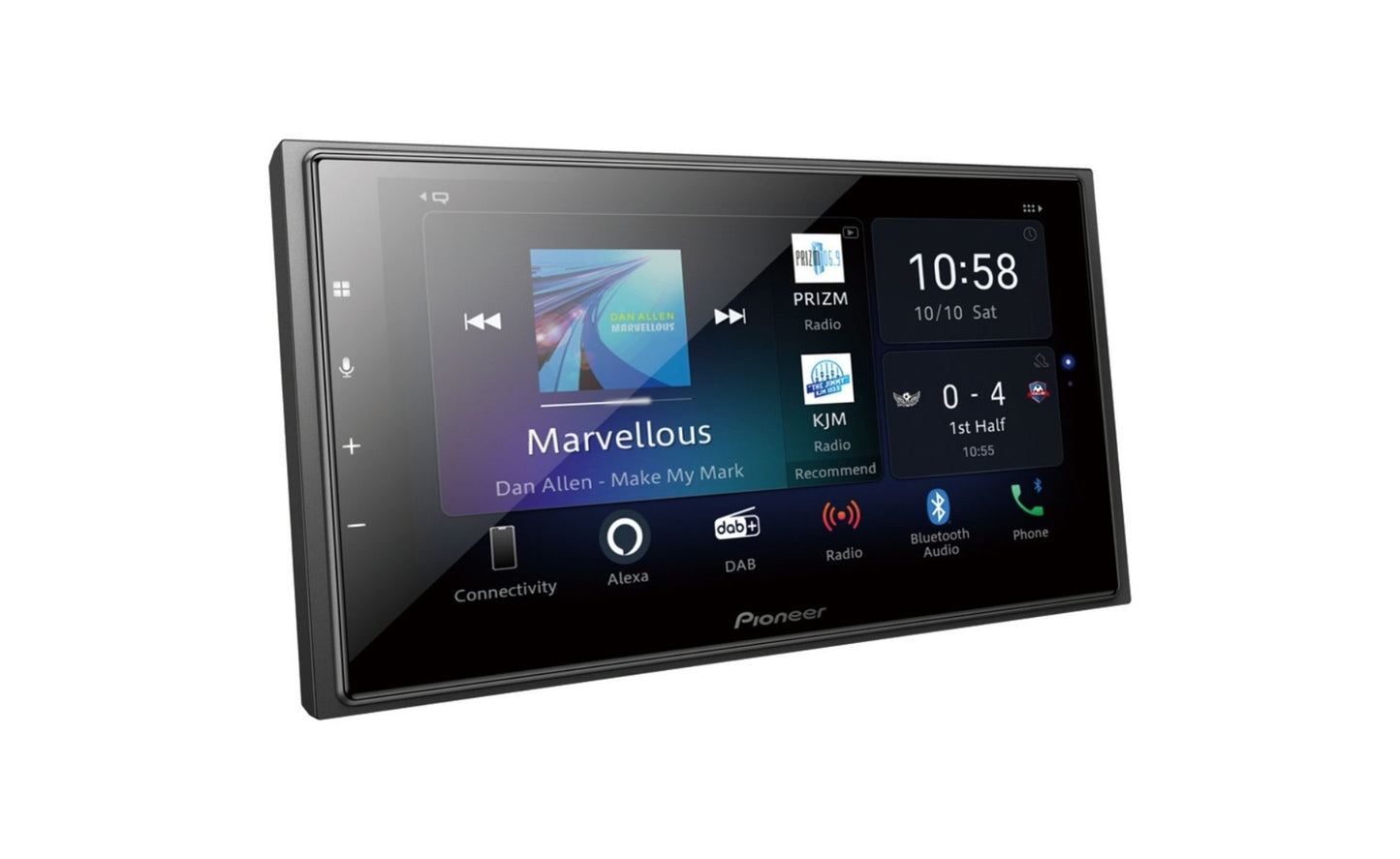 Pioneer SPH-EVO64DAB-CLIO - Double DIN Carplay, Android Auto Stereo for Renault Clio 2012-2019