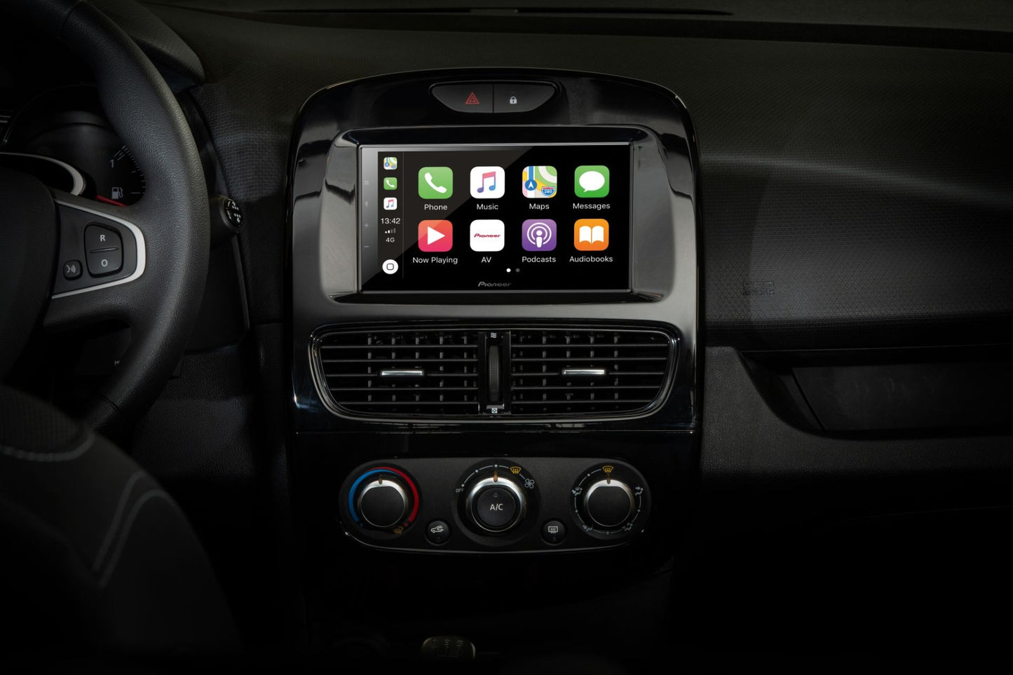 Pioneer SPH-EVO64DAB-CLIO - Double DIN Carplay, Android Auto Stereo for Renault Clio 2012-2019