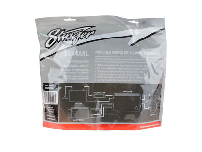 Stinger Select SSK4ANL - 4 Gauge 1000W Complete AMP Wiring Kit
