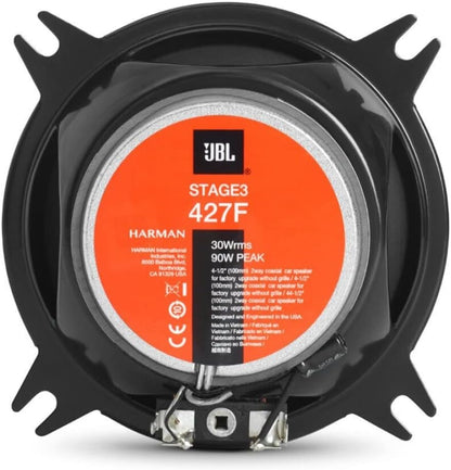 JBL Stage3 427F - 4" 2-Way Coaxial Speakers Factory Upgrade Without Grills
