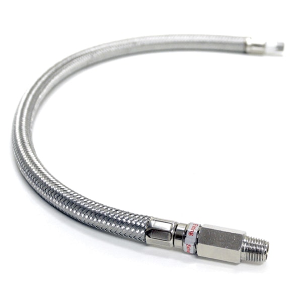 Airlift 92793 Stainless Steel Braided Leader Hoses w/Check Valve