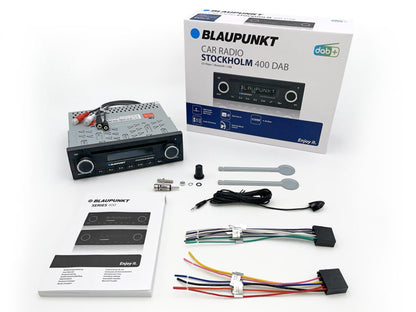 BLAUPUNKT STOCKHOLM 400 DAB - Single DIN, DAB, CD, USB, Bluetooth Stereo