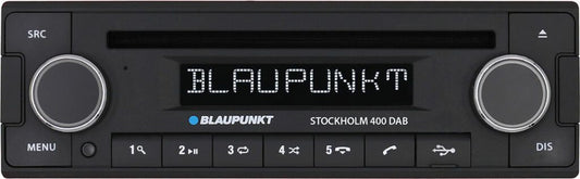 BLAUPUNKT STOCKHOLM 400 DAB - Single DIN, DAB, CD, USB, Bluetooth Stereo