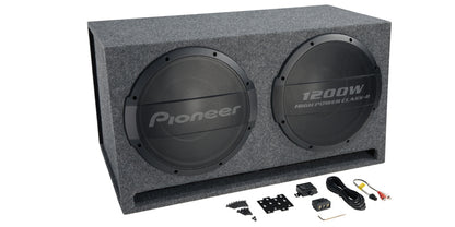 Pioneer TS-WX1220AH 30 cm x 2 Bass Reflex Subwoofer with Built-in Amplifier (3000 W)