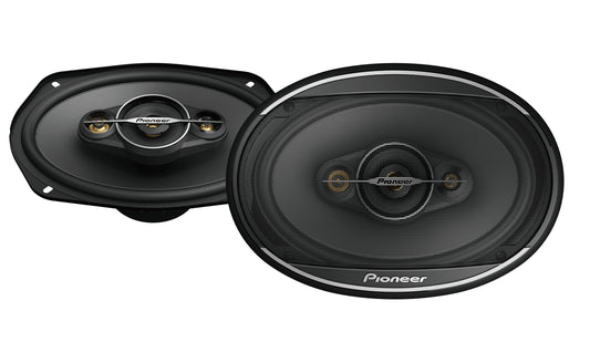 Pioneer TS-A6961F - 6"x9" 4-Way Coaxial Car Shelf Speakers 450W