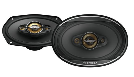Pioneer TS-A6971F - 6"x9" 4-Way Coaxial Car Shelf Speakers 600W
