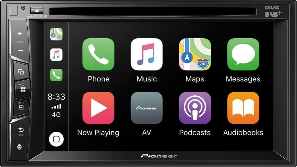 Pioneer AVH-Z3200DAB 6.2” CarPlay, Bluetooth, DAB Stereo, DVD