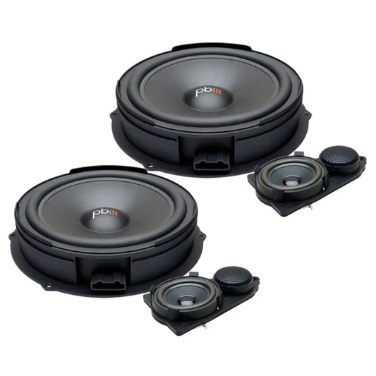 PowerBass OE83T5-VW - 8" 3-Way Component Speaker Upgrade for VW