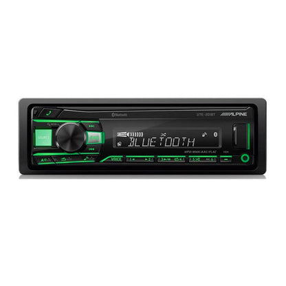 Alpine UTE-201BT Mechless Digital Media Receiver with Bluetooth MP3 USB RDS Tuner