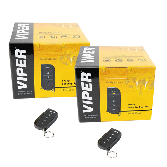 Viper 386VI - 1 Way Analogue Alarm System - 2 Uint Deal