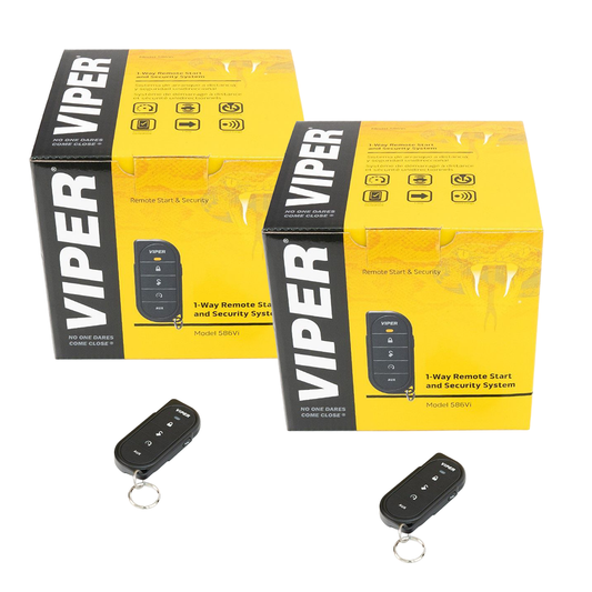Viper 586VI - Remote start Ready Alarm System (1 Key Fob) - 2 Unit Deal