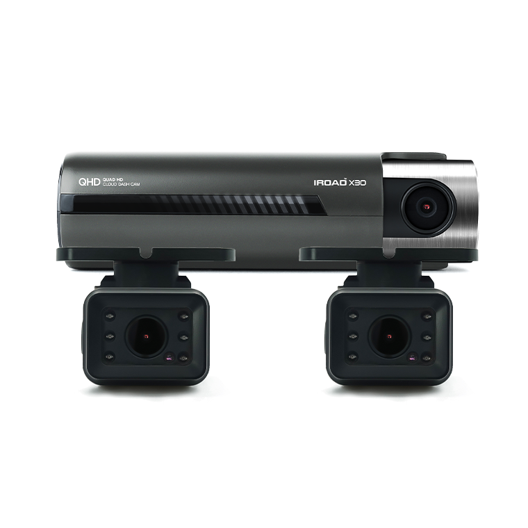 IROAD X30 - Front 2k QHD + 2 External Cams