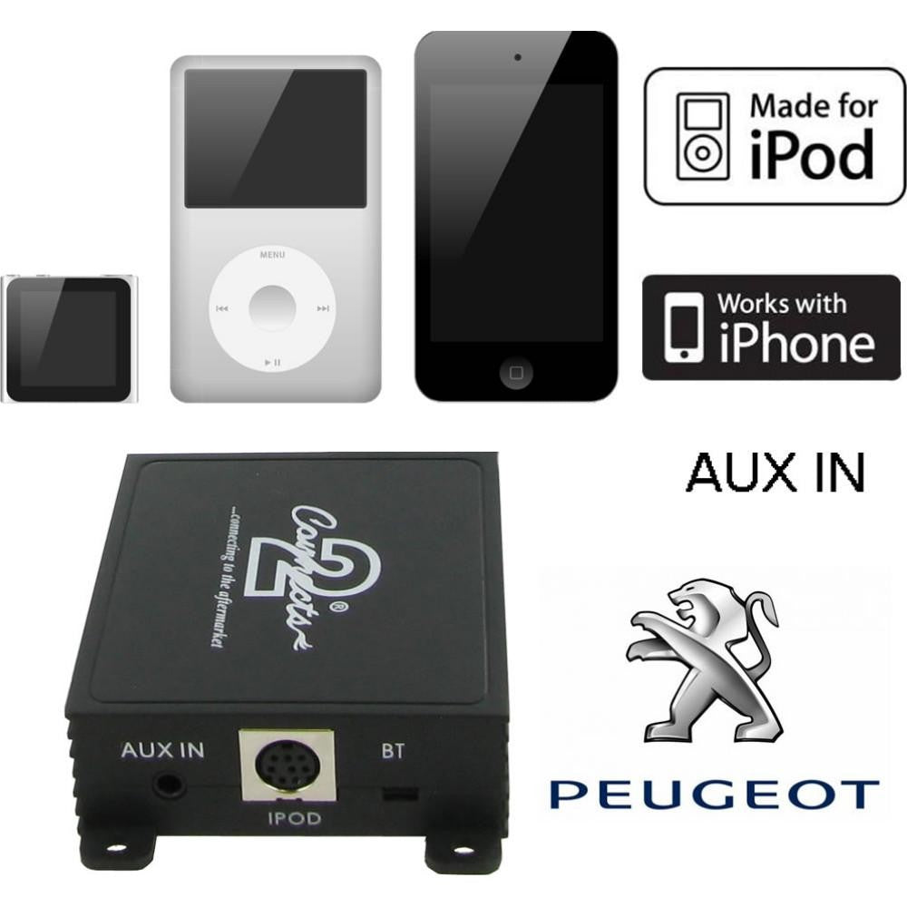 Connects2 iPod & iPhone Adaptor for Peugeot 2002 onwards