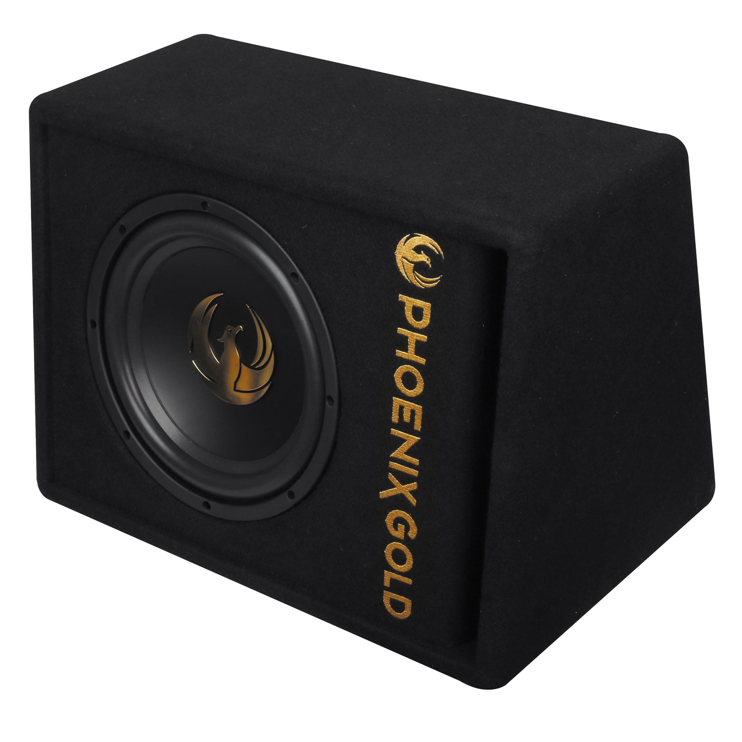 Phoenix Gold Z10AB 10″ Active Ported Subwoofer 800W with Wiring Kit