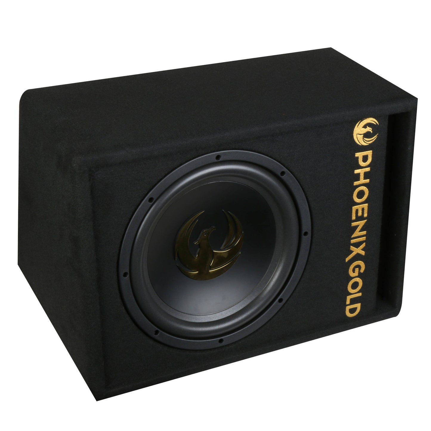 Phoenix Gold Z12AB 12″ Active Ported Subwoofer 1000W with Wiring Kit