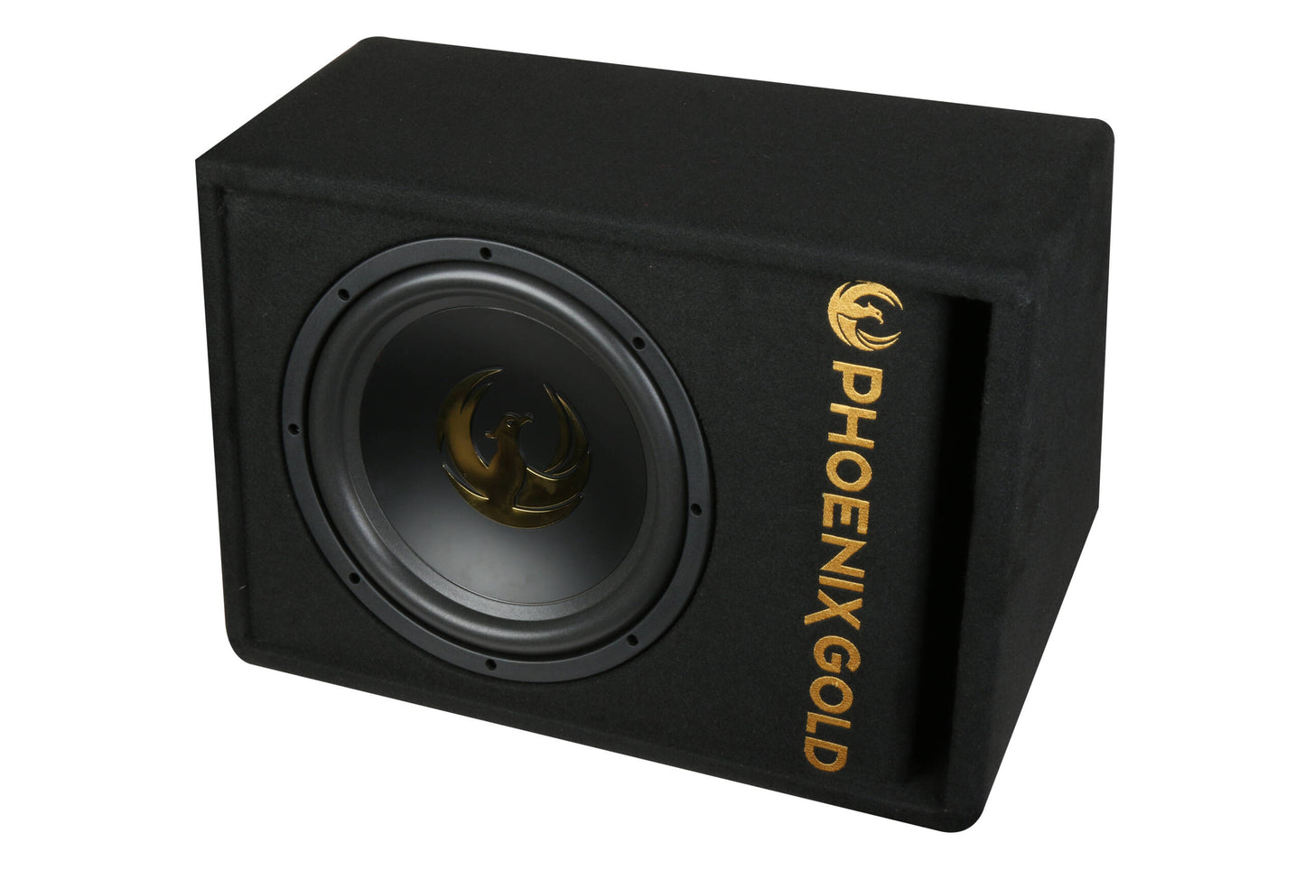 Phoenix Gold Z12AB 12″ Active Ported Subwoofer 1000W with Wiring Kit