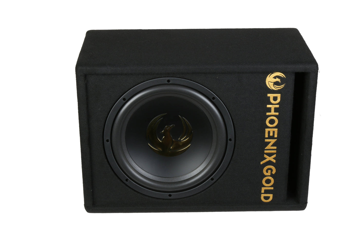 Phoenix Gold Z12AB 12″ Active Ported Subwoofer 1000W with Wiring Kit