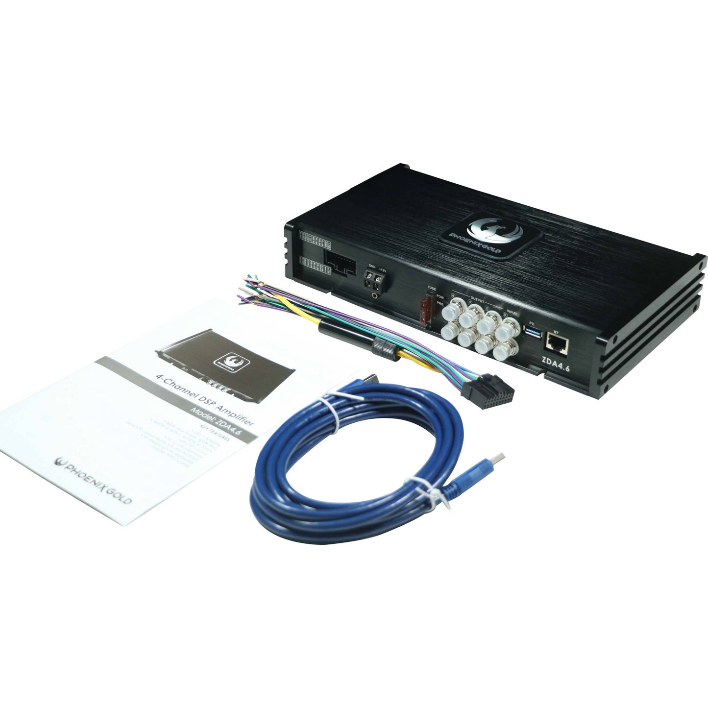Phoenix Gold ZDA4.6 - 4 Channel Amplifier with 6 Channel DSP