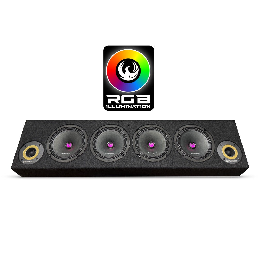 Phoenix Gold ZP65BOXRGB - Full Range RGB SPL Speaker Box