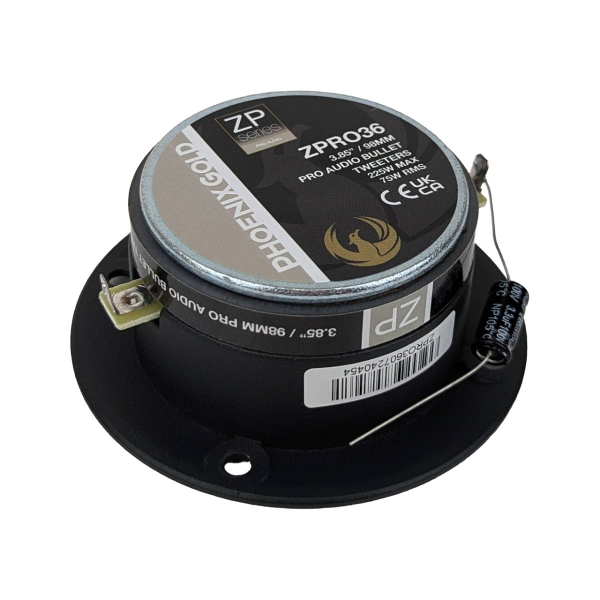 Phoenix Gold ZPRO36 - 3.8" Pro Audio SPL Tweeter