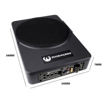 Phoenix Gold ZR10P 10″ Compact Underseat Subwoofer 400W/200W RMS