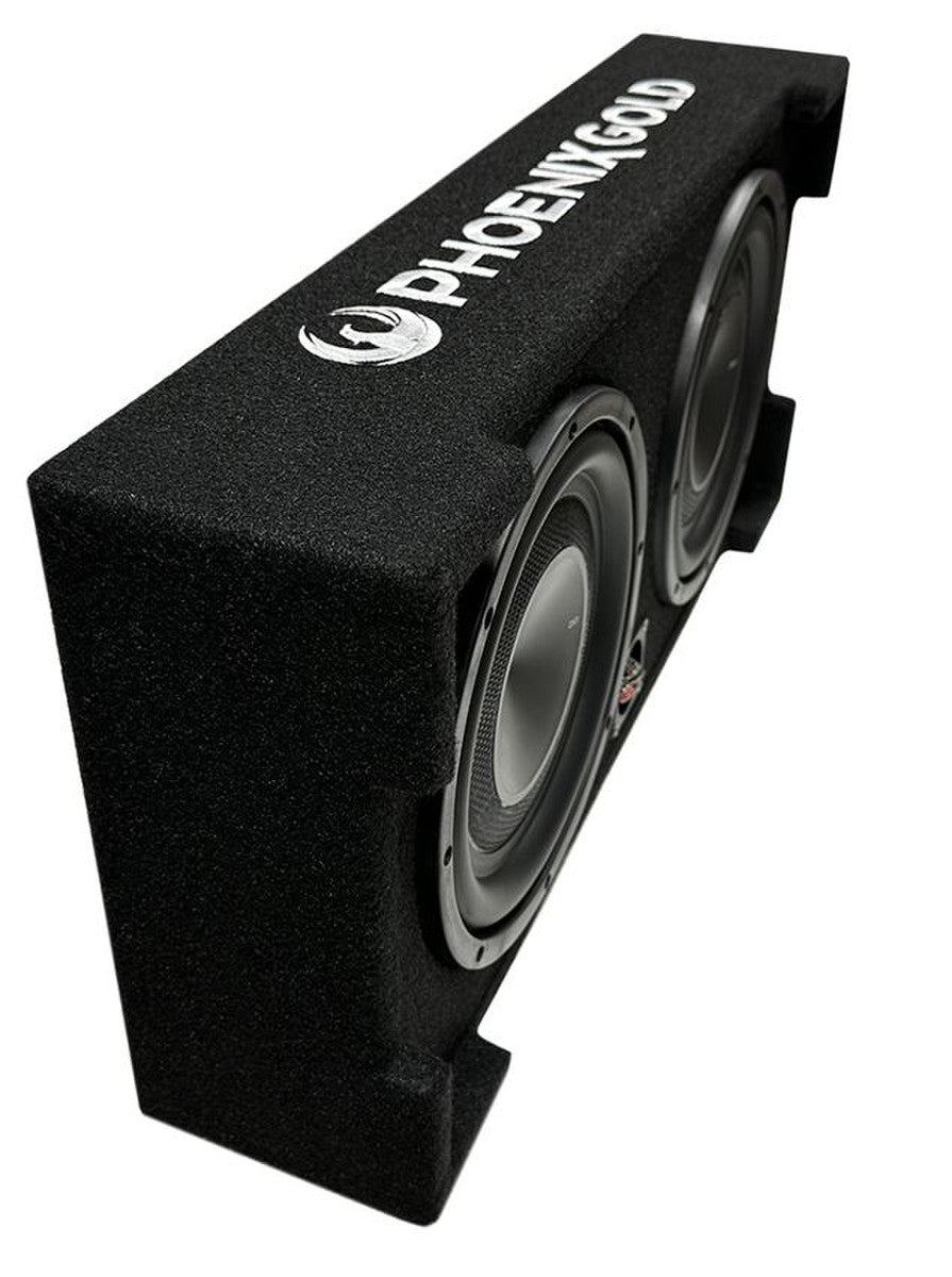 Phoenix Gold ZX210PBS Dual 10" 2Ohm Passive Radiator Box Down Firing
